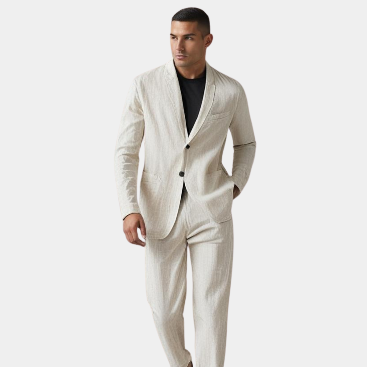 MIRAVO | Elegantes Leinen-Set