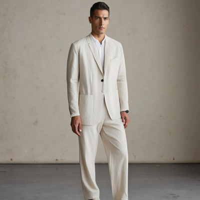 MIRAVO | Elegantes Leinen-Set