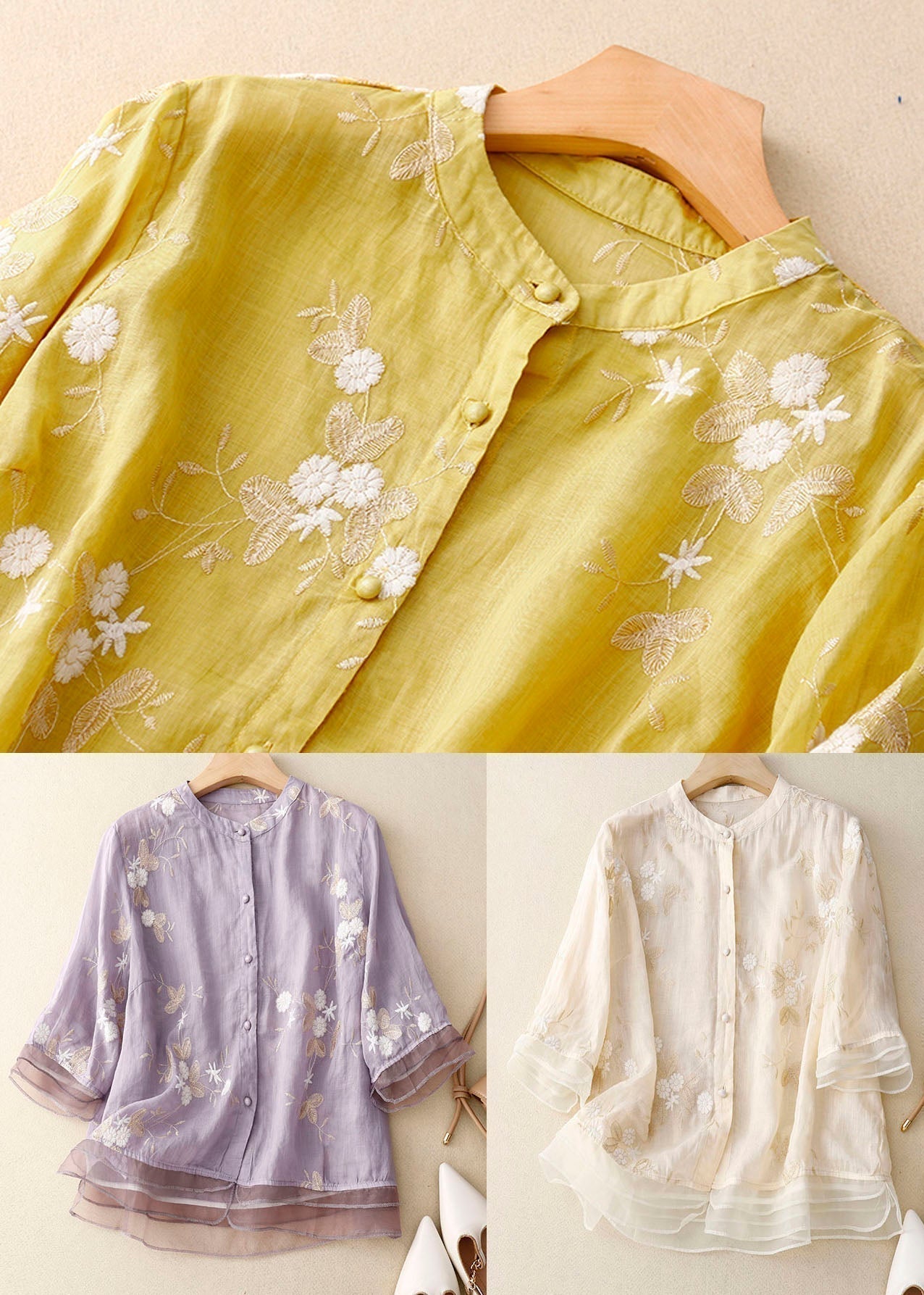 Eloise™ - Bestickte Bluse