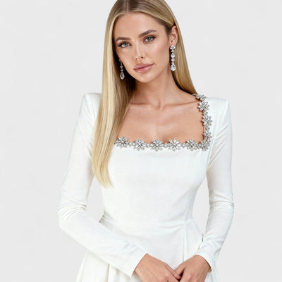 Celeste – Elegantes Kristallkleid